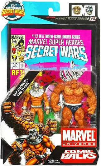 Marvel Universe Secret Wars Comic Packs Bulldozer & The Thing Action Figure 2-Pack #12