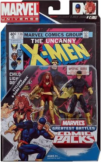 Marvel Universe The Uncanny X-Men Cyclops & Dark Phoenix Action Figure 2-Pack