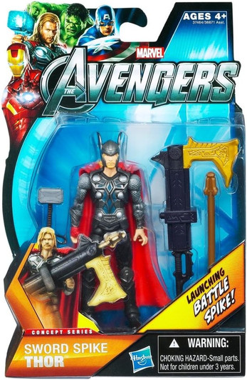 Hasbro Marvel Avengers Movie Sword Spike Thor Action Figure