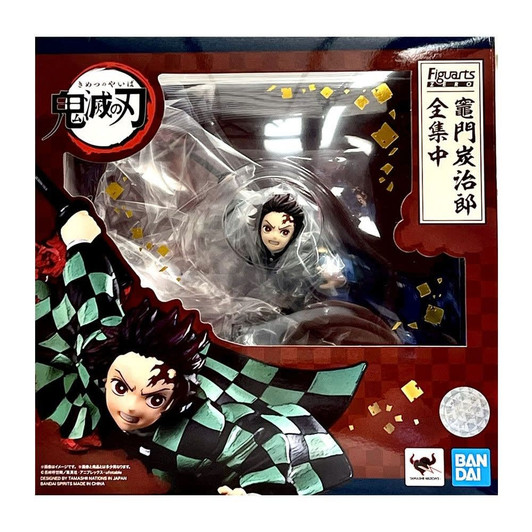 Tamashii Nations Figuarts Zero Demon Slayer Kamado Tanjiro Total Concentration Figure (Open Box)