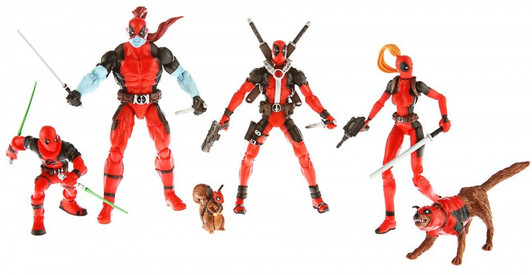 Hasbro Marvel Universe 3.75" Deadpool Corps Taco Truck SDCC 6-Pack