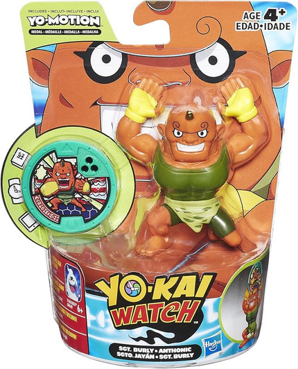 Hasbro Yo-Kai Watch Series 2 Medal Moments Sgt Burly Yo-Motion