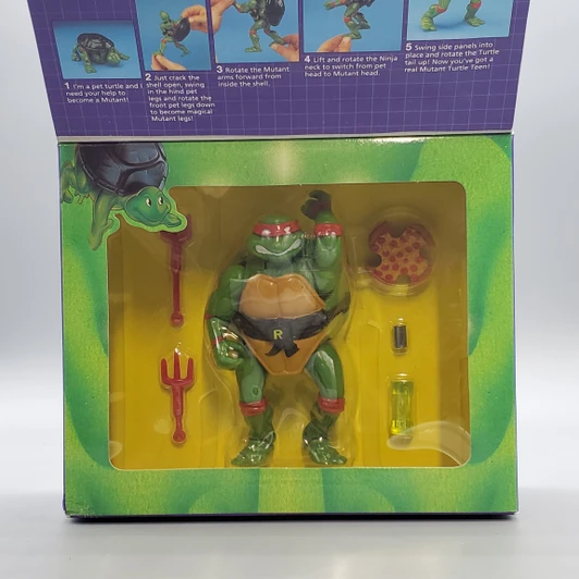 Playmates (1992) TMNT MUTATIONS Mutatin' Raphael action figure