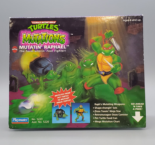 Playmates (1992) TMNT MUTATIONS Mutatin' Raphael action figure