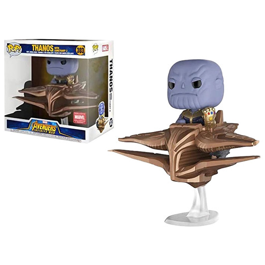 Funko Pop! Marvel: Thanos With Sanctuary 2 #303 (Collector Corps)