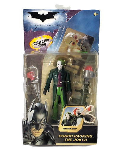 Mattel (2007) Batman The Dark Knight "Punch Packing Joker" (Green) Action Figure