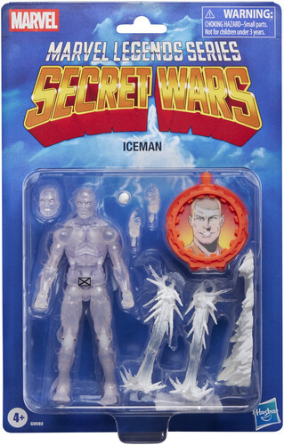 Hasbro Marvel Legends: Secret Wars- Retro - Iceman Action Figure