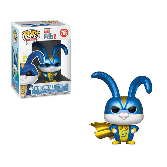 Funko Pop! Movies: The Secret Life of Pets 2 Snowball (Superhero Suit) #765