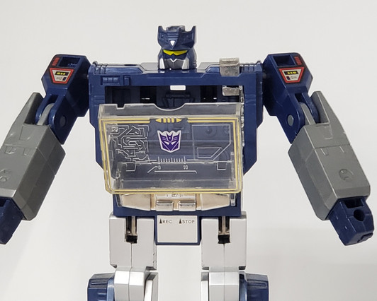 Transformers (G1 Style) Soundwave with 2 cassettes Action Figure (no package)