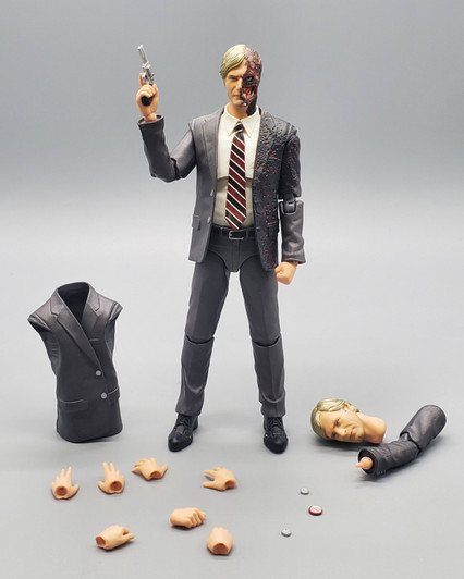 Medicom (2018) MafEx No. 054 Batman The Dark Knight Trilogy Harvey Dent Action Figure (no package)