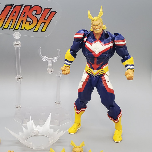 Revoltech Amazing Yamaguchi My Hero Academia No.019  All Might Action Figure (no package)