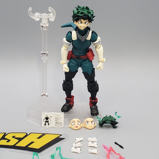 Revoltech Amazing Yamaguchi My Hero Academia No.018  Izuku Midoriya Action Figure (no package)