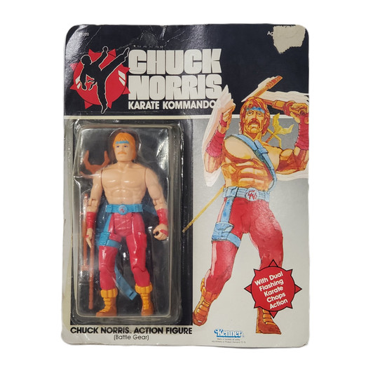 Kenner (1986) Chuck Norris Karate Kommandos Chuck Norris Battle Gear Action Figure