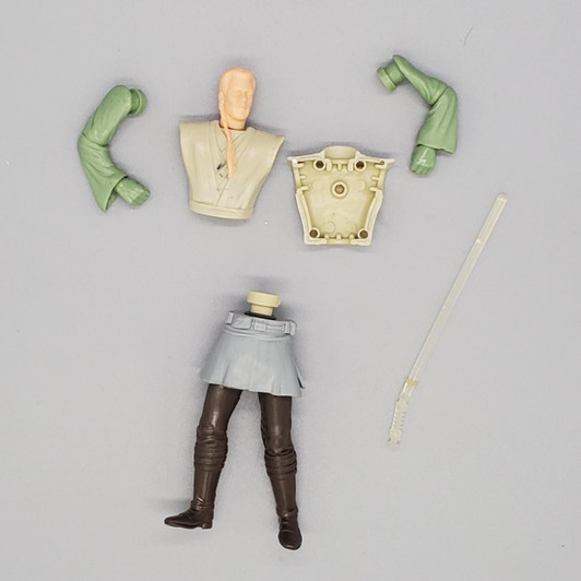 Hasbro (1998) The Phantom Menace Obi-Wan Kenobi Jedi Duel unpainted prototype action figure