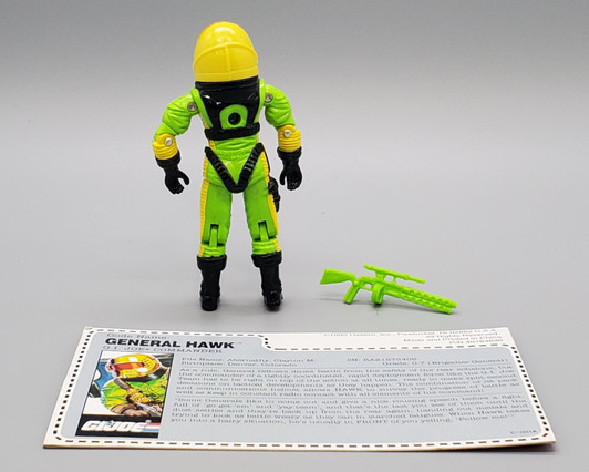Hasbro GI JOE (1993) GENERAL HAWK (v3) G.I. JOE COMMANDER  3.75" action figure MAIL AWAY (no package)