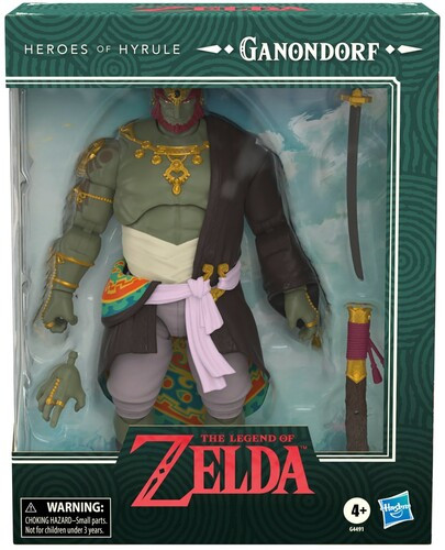 The Legend of Zelda: Tears of the Kingdom - Heroes of Hyrule - Ganondorf 6" Action Figure