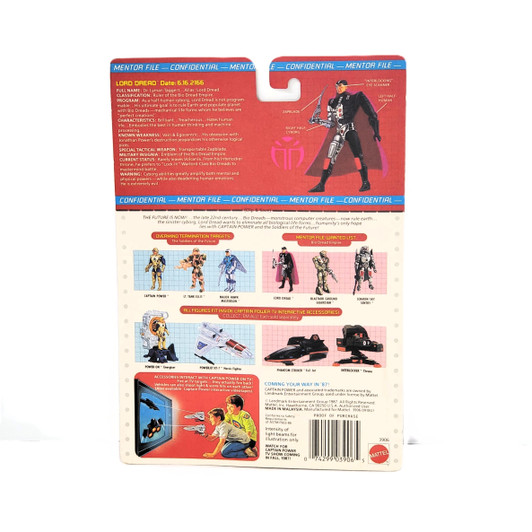 Mattel (1987) Captain Power LORD DREAD Action Figure