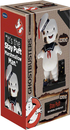 Ghostbusters Classic Stay Puft Collectible Bobblehead Statue - Scorched Variant by Royal Bobbles
