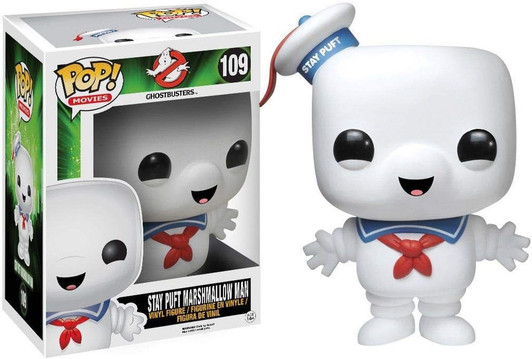 Funko Pop! Movies Ghostbusters Stay Puft Marshmallow Man #109 with Hard collectors case