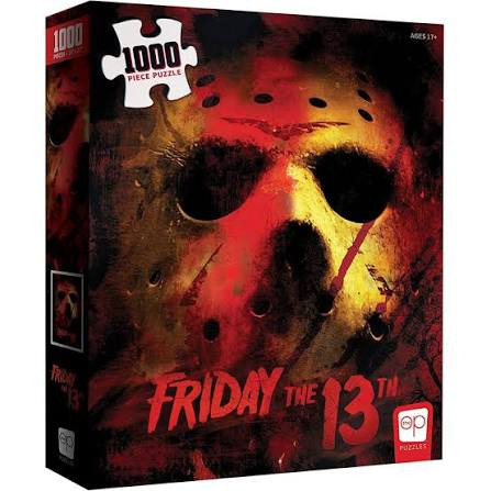 Good luck avoiding Jason Voorhees this time with this 1,000 piece puzzle that will give you nightmares like you've never experienced before. Ages 17+