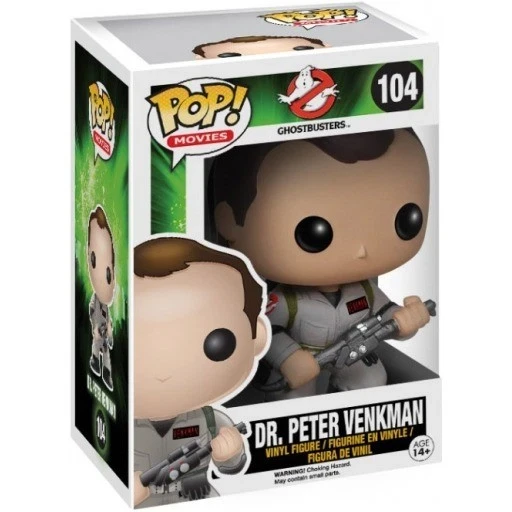 Funko Pop! Movies:  Ghostbusters Dr. Peter Venkman #104