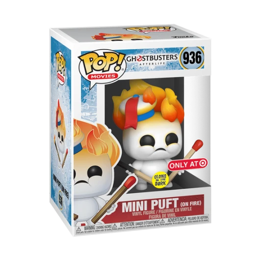 Funko Pop! Movies: Ghostbusters Afterlife Mini Puft (On Fire) #936