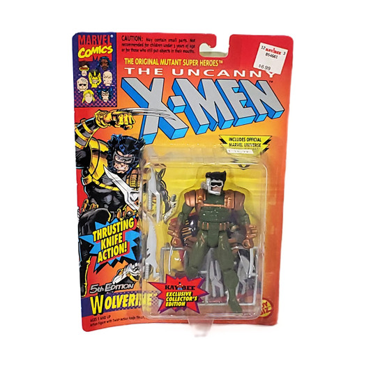 ToyBiz (1992) X-Men Wolverine 5th Edition Action figure with card
