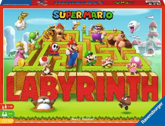 Ravensburger Super Mario Labyrinth Sliding Board Game