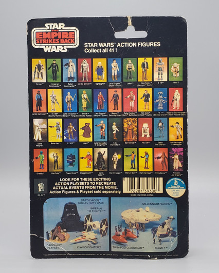 Kenner (1980) Star Wars ESB Ben (Obi-Wan) Kenobi 41 Back (card damage)