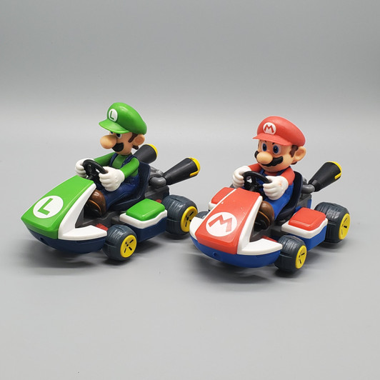 Jakks (2020) Mario Cart "Spin Out" Mario and Luigi set (no package)