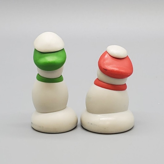Jakks (2022) Super Mario 2.5" Inch World of Nintendo Series Snowman Mario + Luigi Figure set