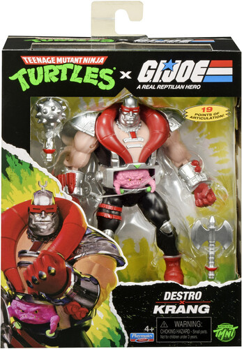 Teenage Mutant Ninja Turtles x G.I. Joe - Destro x Krang Action Figure (TMNT)