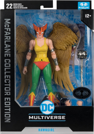 McFarlane DC Multiverse Justice League of America Hawkgirl 7" Action Figure (Platinum Edition)