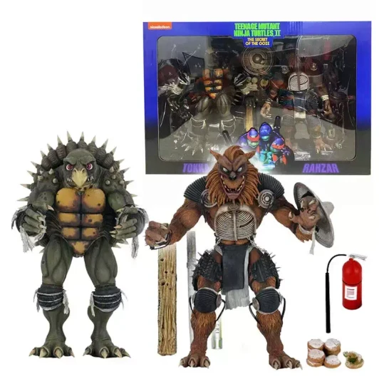 NECA TMNT Secret Of The Ooze Tokka And Rahzar 2-pack