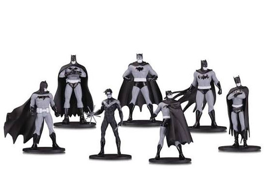 DC Collectibles Batman Black & White Mini Figure 7-pack Series 1
