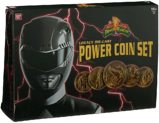 Hasbro Mighty Morphin Power Rangers Legacy Die-Cast Power Coin Set