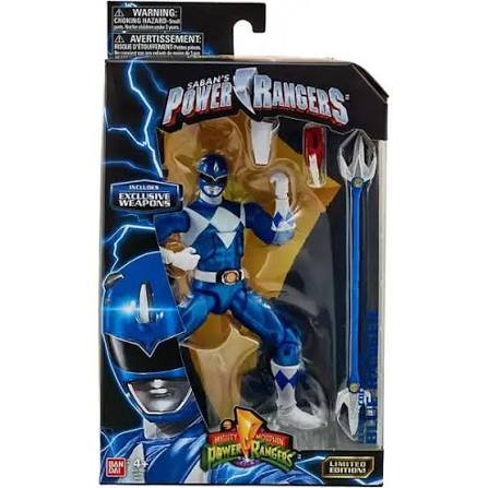 Hasbro Power Rangers Legacy Collection Blue Ranger 6in Action Figure