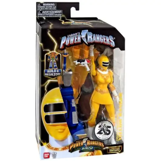 Bandai Power Rangers ZEO Legacy Yellow Ranger Exclusive 6" Action Figure