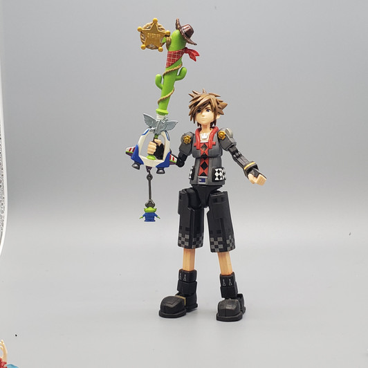 Diamond Select Disney Kingdom Hearts 3 Toy Story Sora Action Figure Valor Form  (no package)