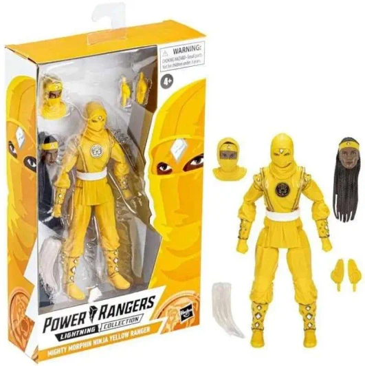 Hasbro Power Rangers Lightning Collection Ninja Yellow Ranger 6" Action Figure