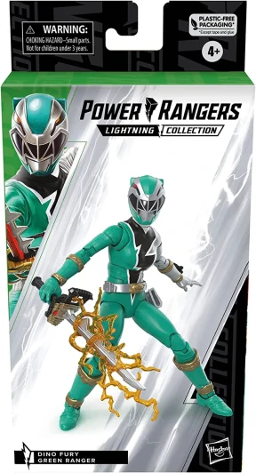 Hasbro Power Rangers Lightning Collection Dino Fury Green Ranger 6" Action Figure