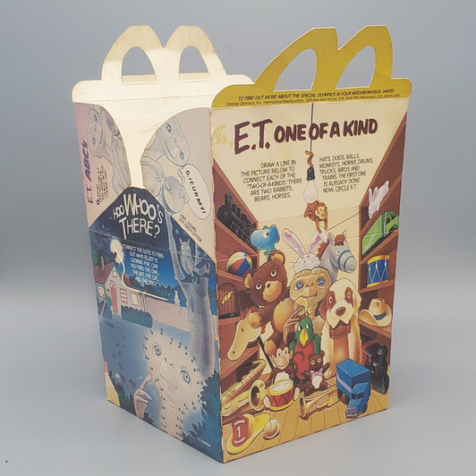 McDonald's (1985) Happy Meal E.T. Makes Friends box