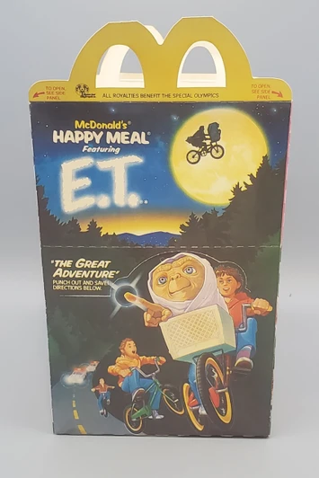 McDonald's (1985) Happy Meal Box E.T. "The Great Adventure"