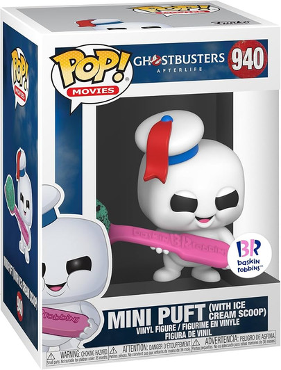 Funko Pop! Movies: Ghostbusters Afterlife Mini Puft (With Ice Cream Scoop) #940