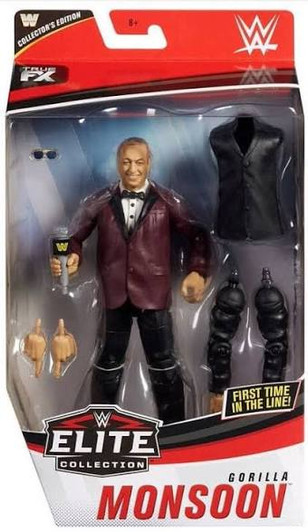 Mattel WWE Elite Collection Gorilla Monsoon Figure (Open Box)