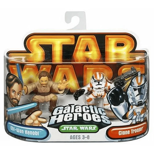 Hasbro Star Wars Galactic Heroes Obi-Wan Kenobi & Clone Trooper