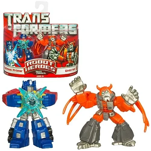 Hasbro Transformers Robot Heroes Optimus Prime & Unicron