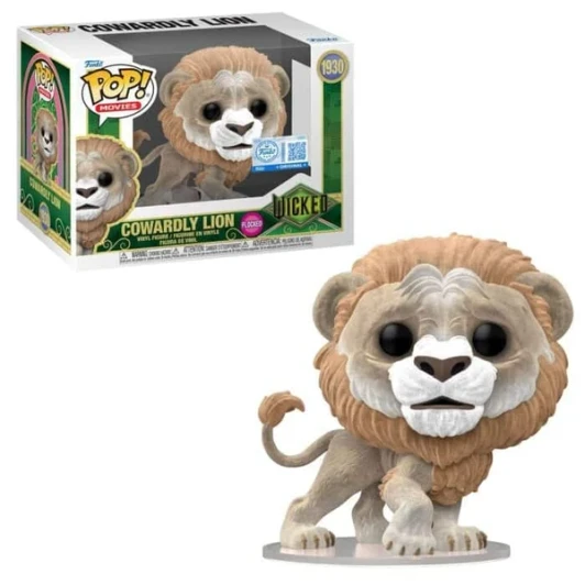 Funko Pop! Movies: Wicked Cowardly Lion Flocked #1930