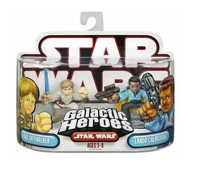 Hasbro Star Wars Galactic Heroes Lando Calrissian & Luke Skywalker