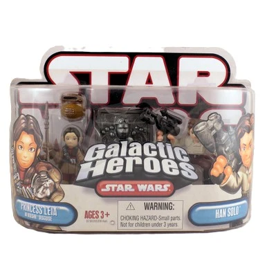 Hasbro Star Wars Galactic Heroes Princess Leia And Han Solo